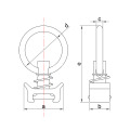 Single Stud Track Fitting For Trailer